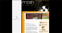 Desktop Screenshot of freshfinedining.com